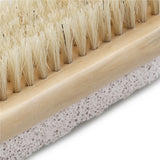 Natural Boar Bristle Body Foot Brush with Wooden Handle