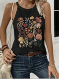 Women's Short Sleeve Floral Top