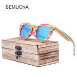 Wood Sunglasses Rainbow