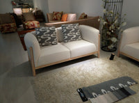 Modern Sofa Set, Hemp Fabric