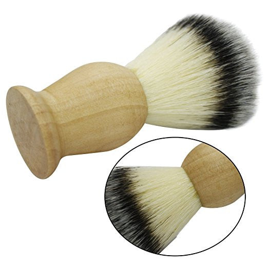 Natural Wooden Handle Beard brush