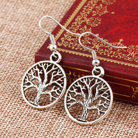 Tree Hollow Dangle Earrings