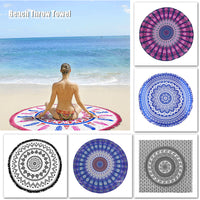 Multi-functional Geometric Round Beach Towel