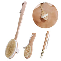 Wooden Handle Skin Body Brushes