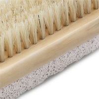 Natural Boar Bristle Body Foot Brush with Wooden Handle