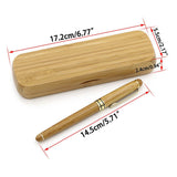 Natural Bamboo Writing Pen with Case