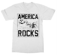 2021 America Rocks T-Shirt July 4th Independence Patriot USA United States Firework Tee Shirt