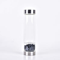 Colorful Natural Quartz R Irregularity Rose Crystal Gravel Bottle Glass Water Gravel Stone Cup Gift giving